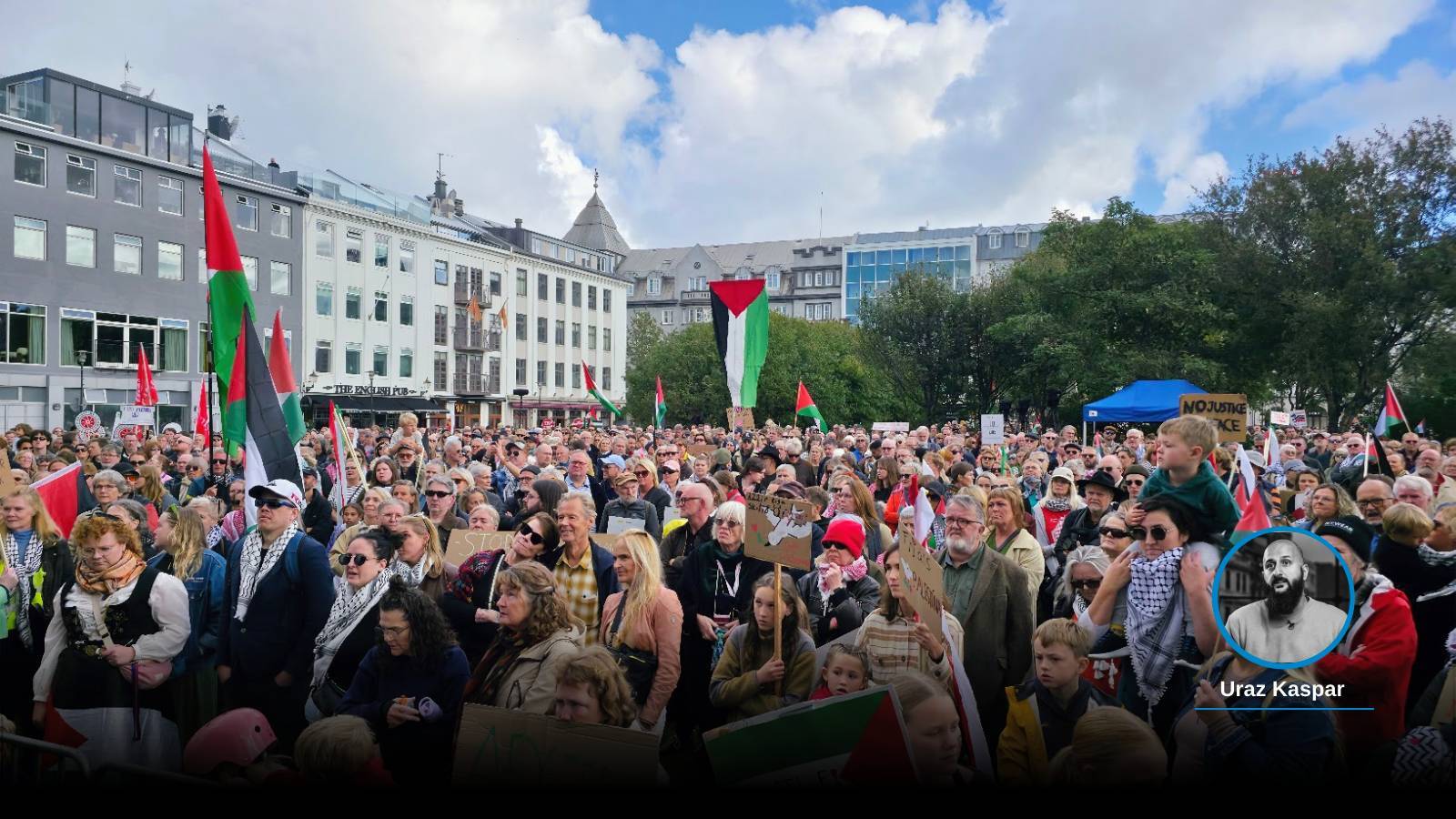 izlandada binlerce kisi filistin icin toplandi hukumet acilen harekete gecmeli israile ambargo uygulanmali diplomatik iliskiler kesilmeli F9Ljkdgi
