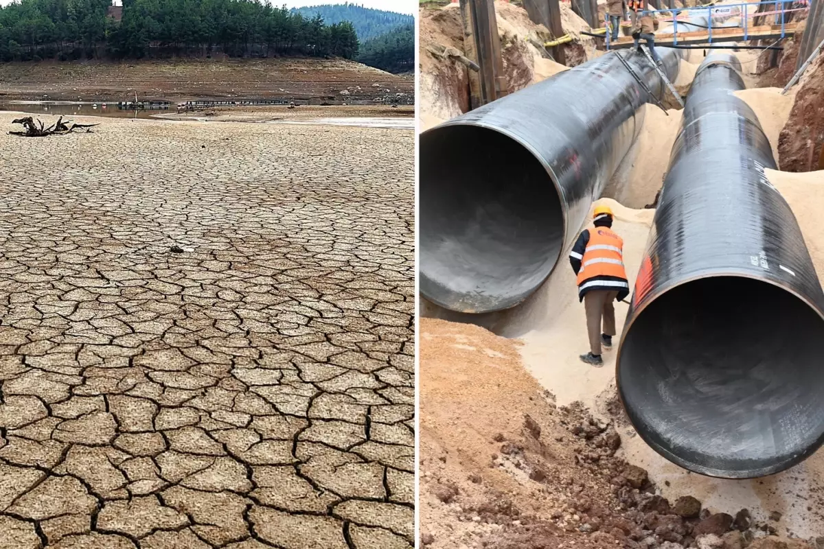 bursada su getirmek icin cinarcik barajindan boru doseniyor ELVgenME.jpg