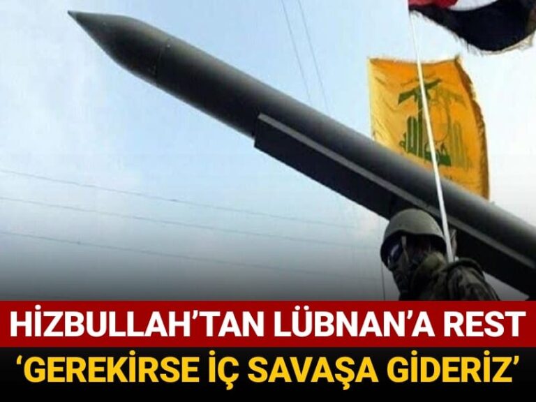 hizbullahtan lubnana rest gerekirse ic savasa gideriz PtsIrnHb
