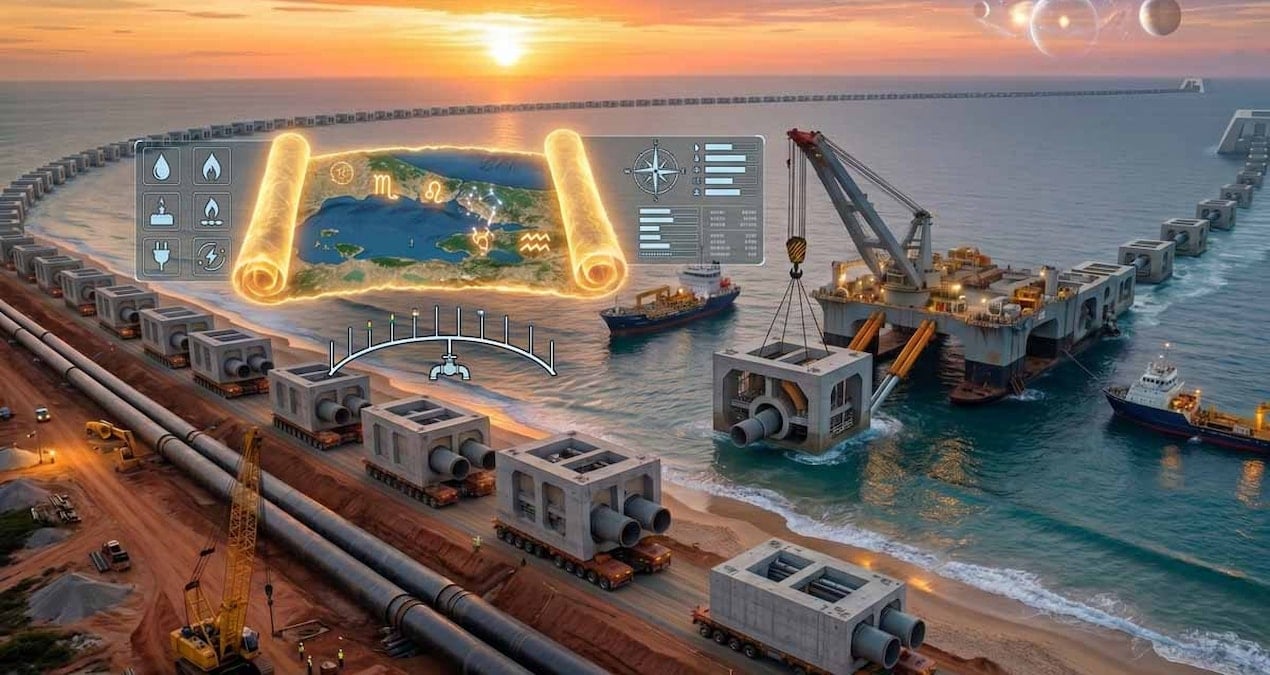13 Ülkeyi Su Altından Bağlayacak Dev Proje: 25 Milyar Dolarlık Enerji Hattı Yerleştiriliyor